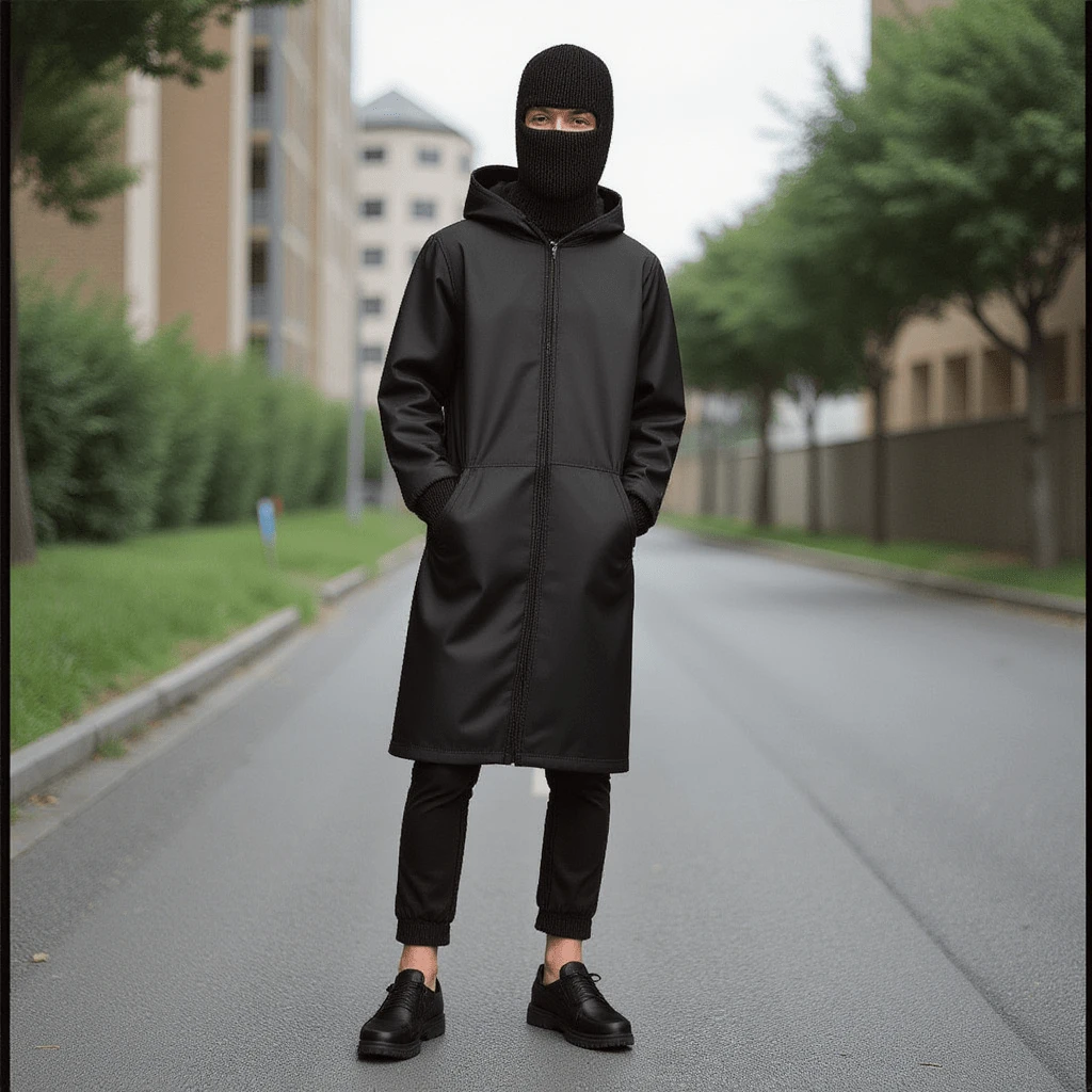 Cagoule Noir 3 Cagoule Noir – Image 3