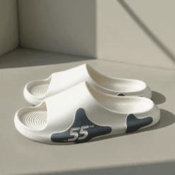 Claquette Homme Gris