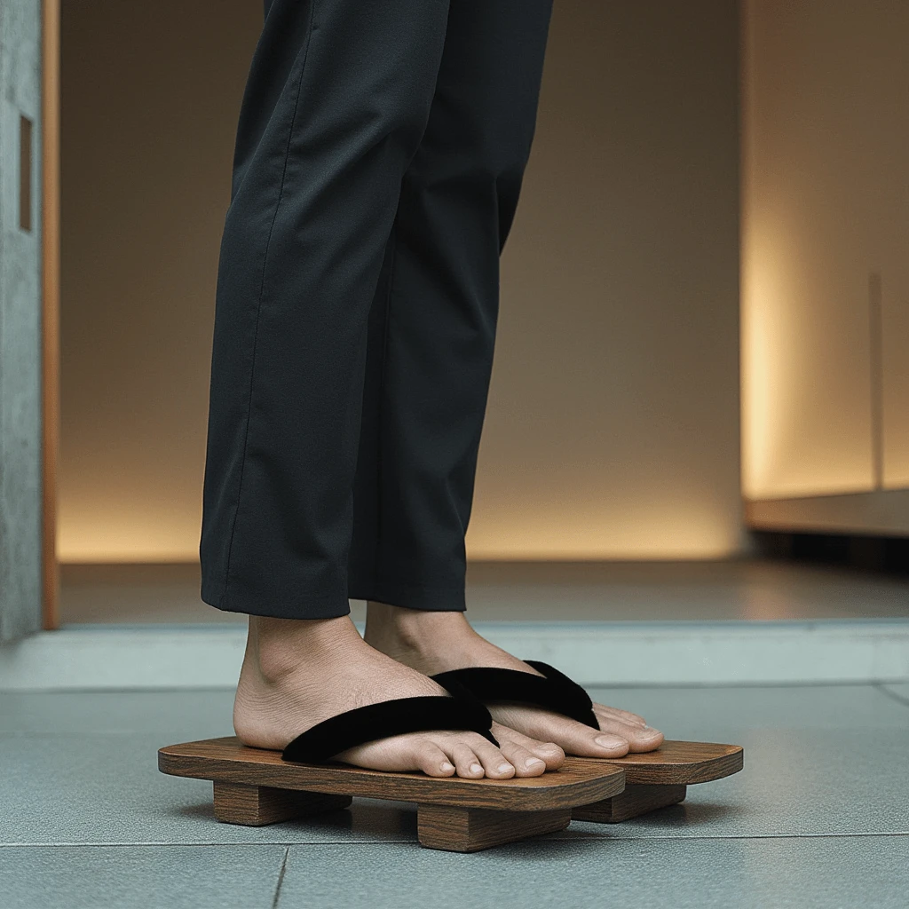 Geta Japonaise - Noir 1 Geta Japonaise - Noir