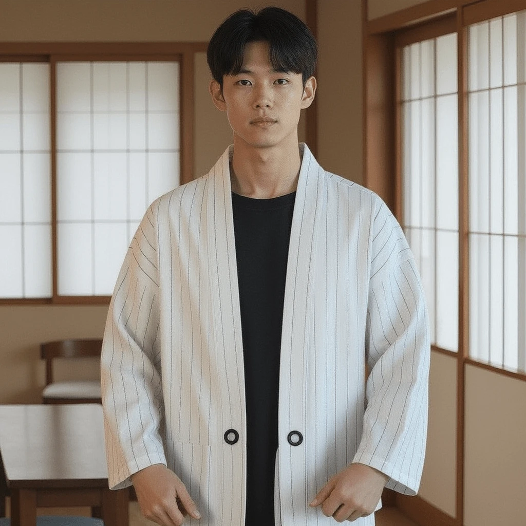 Kimono Veste Homme 7 Kimono Veste Homme – Image 7