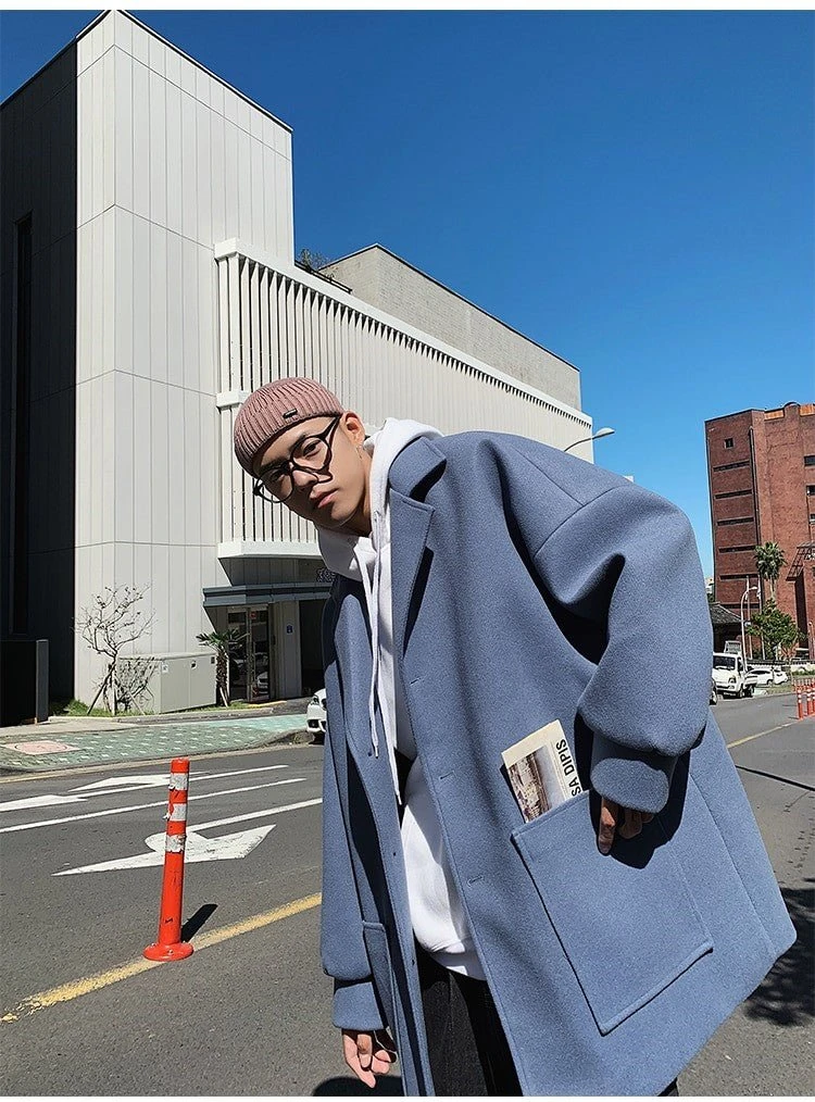 Manteau Long Oversize Homme 7 Manteau Long Oversize Homme – Image 7