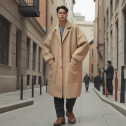 Manteau Long Oversize Homme