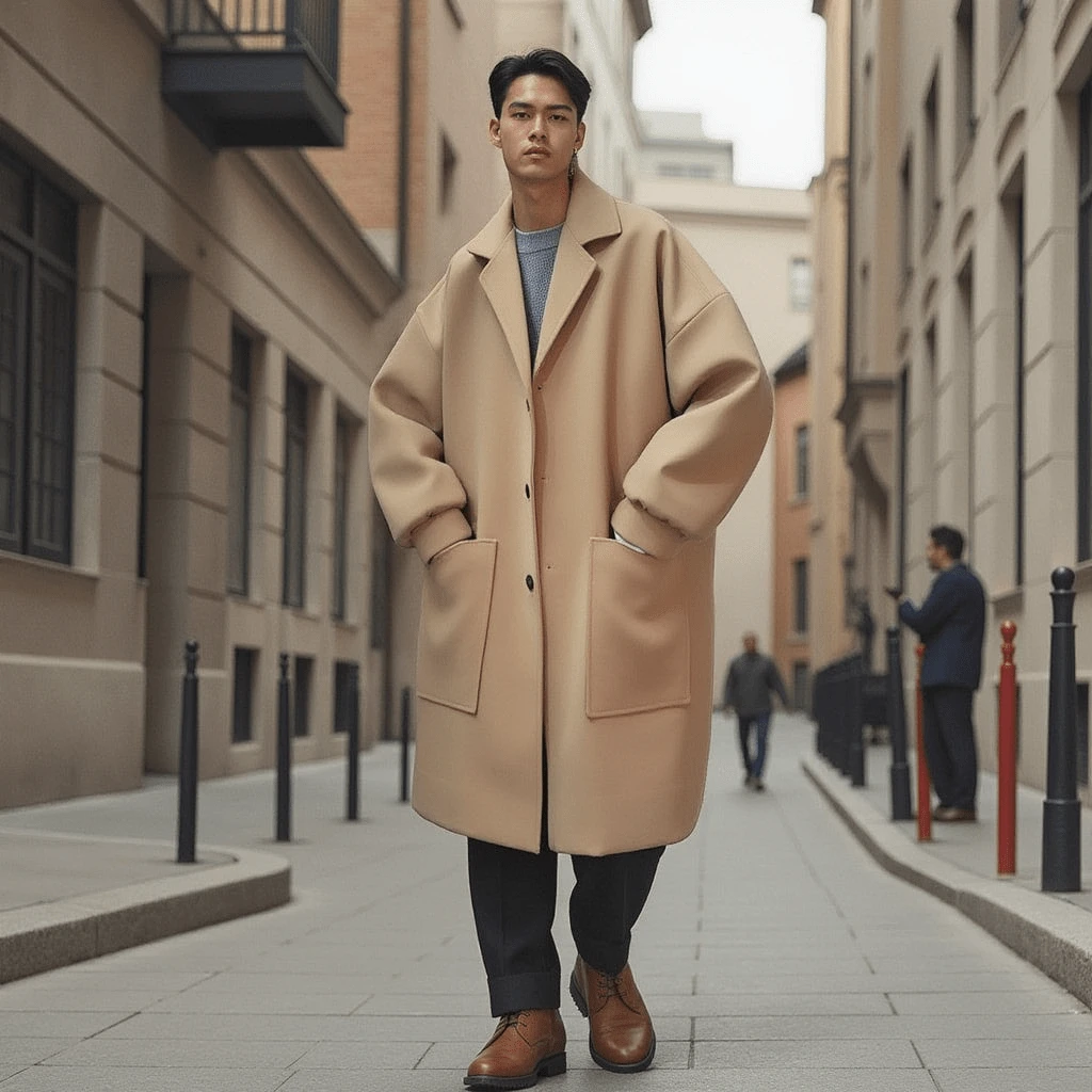 Manteau Long Oversize Homme 1 Manteau Long Oversize Homme