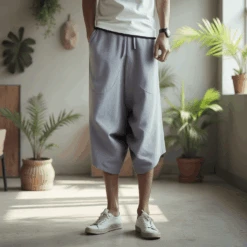 Pantacourt Brodé Homme 11 Pantacourt Brodé Homme -Akito Paris pantacourt brode homme 161056