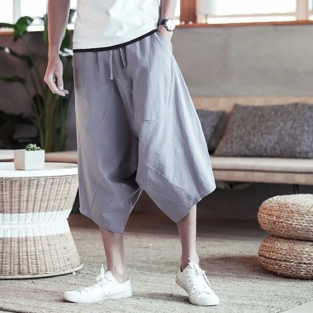 Pantacourt Brodé Homme 10 Pantacourt Brodé Homme – Image 10