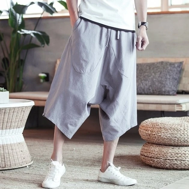 Pantacourt Brodé Homme 6 Pantacourt Brodé Homme – Image 6