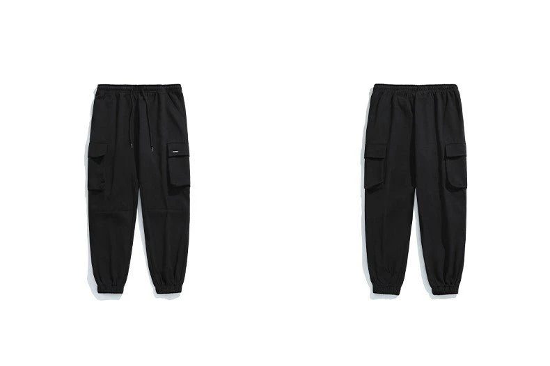 Pantalon Cargo Noir 6 Pantalon Cargo Noir – Image 6