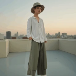 Pantalon Japonais Large -Akito Paris pantalon japonais large 274479