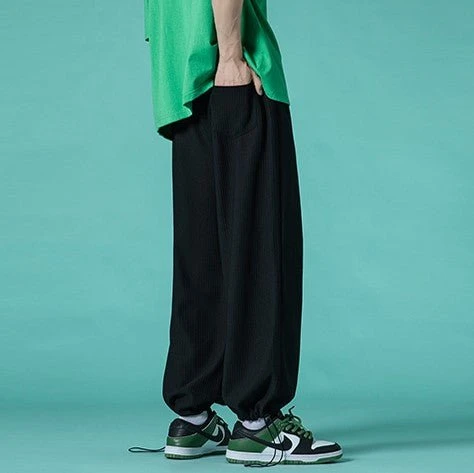 Pantalon Large Noir 2 Pantalon Large Noir – Image 2