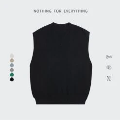 Pull Sans Manches Homme Noir -Akito Paris pull sans manches homme noir 564738