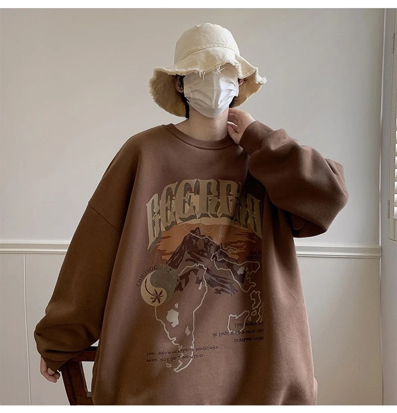 Sweat-Shirt Marron 19 Sweat-Shirt Marron – Image 19