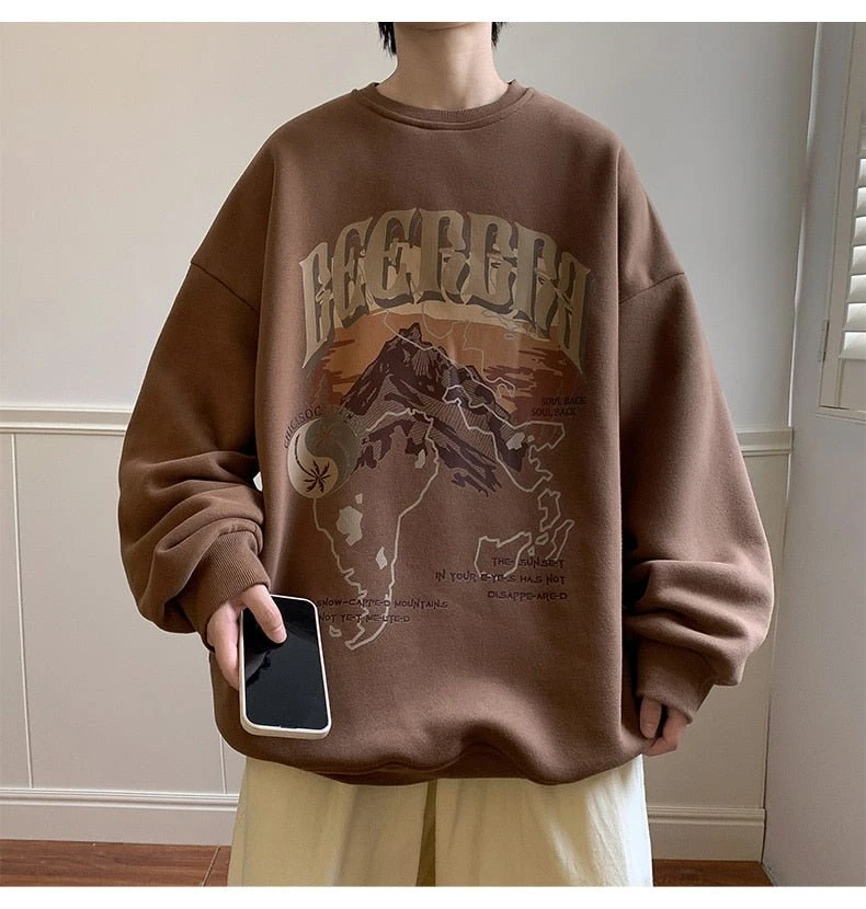Sweat-Shirt Marron 18 Sweat-Shirt Marron – Image 18