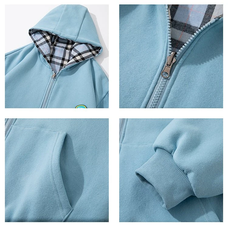 Sweat Zippé Bleu 5 Sweat Zippé Bleu – Image 5