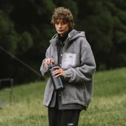 Veste Polaire Avec Capuche Homme