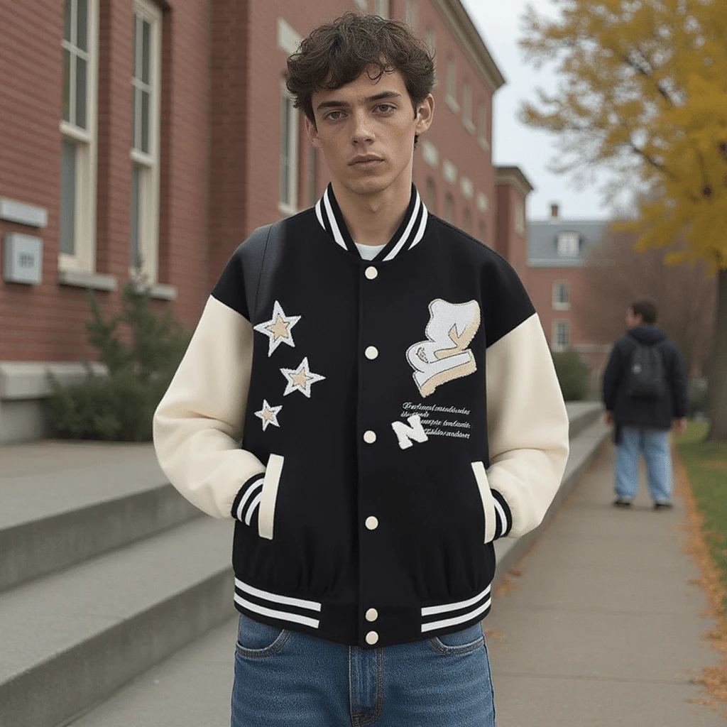 Veste Style Universitaire 9 Veste Style Universitaire – Image 9