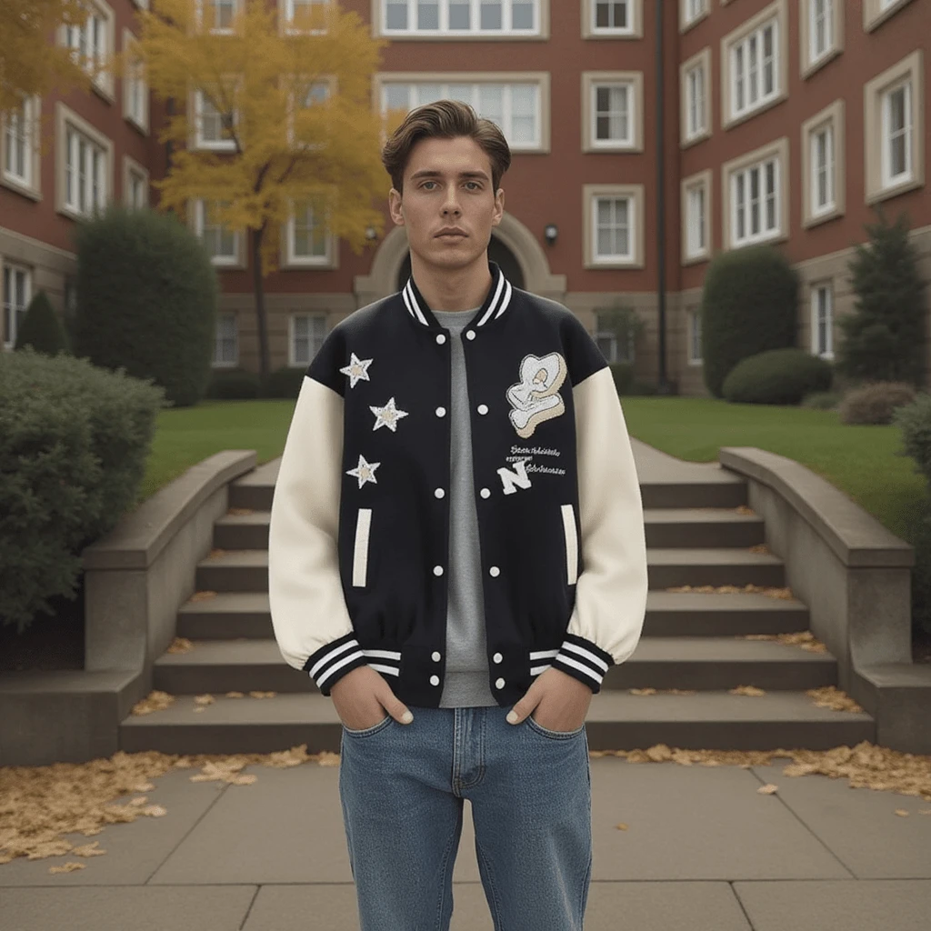 Veste Style Universitaire 2 Veste Style Universitaire – Image 2