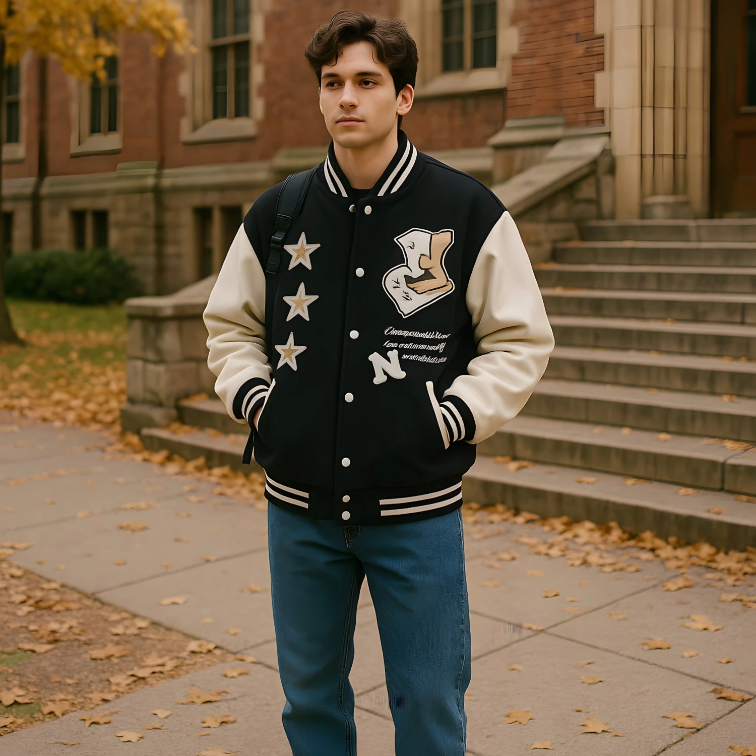 Veste Style Universitaire 4 Veste Style Universitaire – Image 4