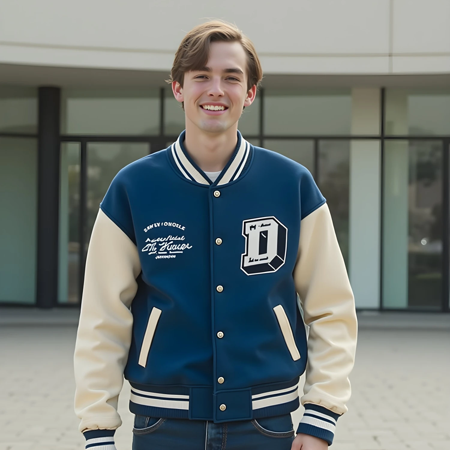 Veste Universitaire Noir 17 Veste Universitaire Noir – Image 17