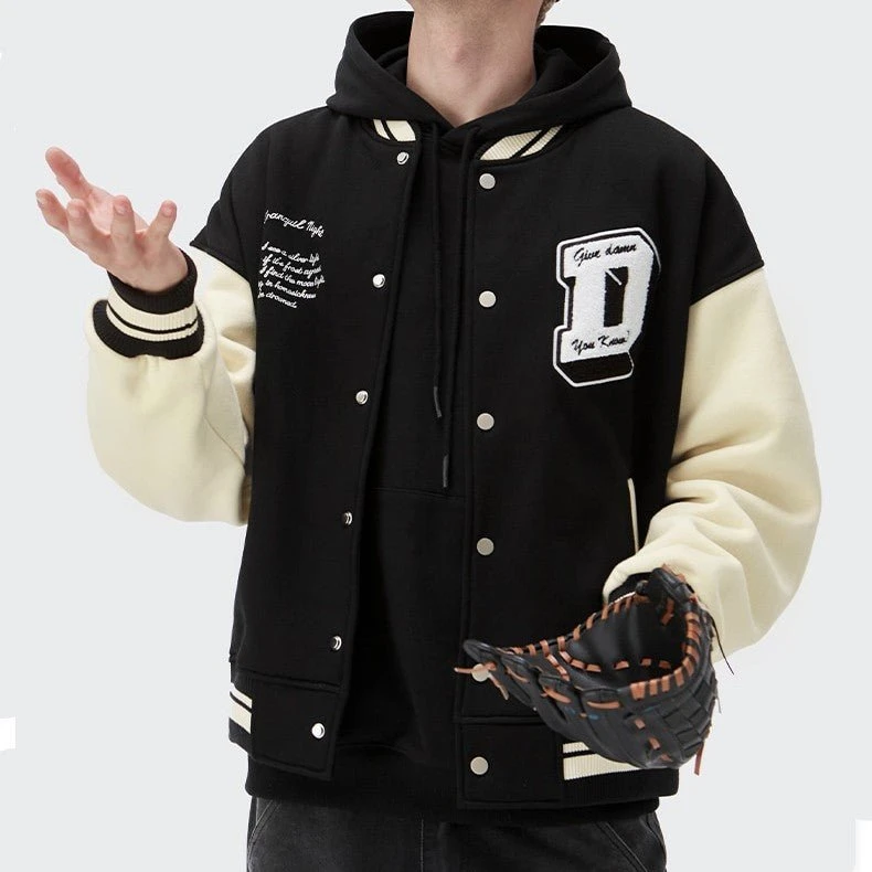 Veste Universitaire Noir 3 Veste Universitaire Noir – Image 3