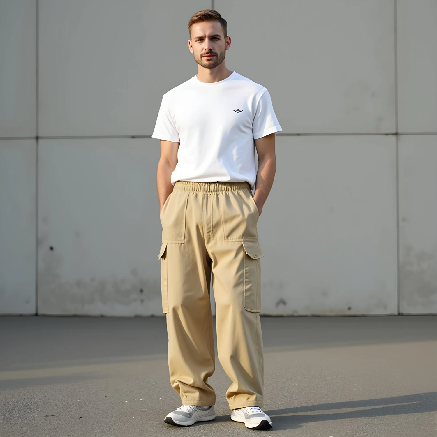 Akito Paris 28 Akito Paris -Akito Paris cargo homme beige 688871